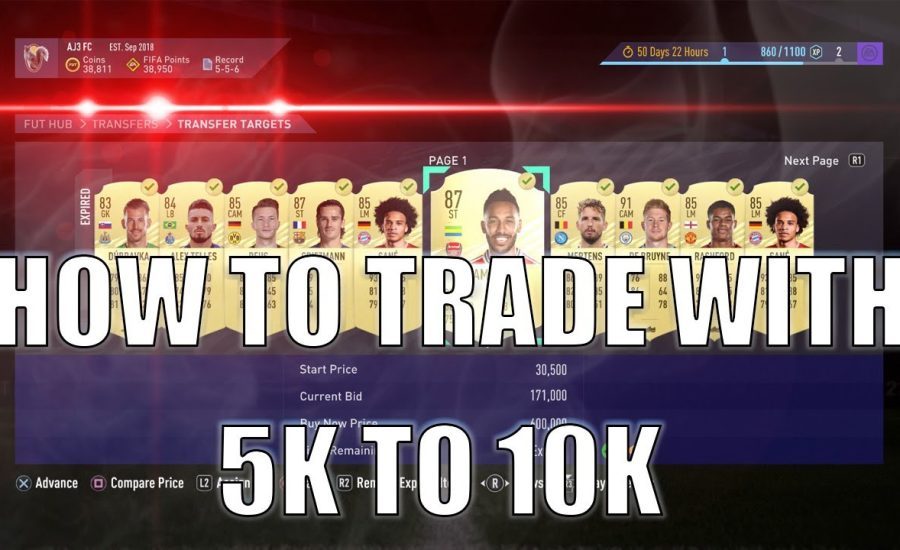 HOW TO TRADE WITH 5K - 10K ON FIFA 21!! MAKE COINS FAST & EASY! EASY TRADING TUTORIAL!
