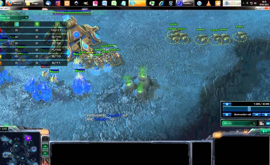 Have to see that funny drone rush 3v3 Starcraft 2 SC2 Replay. Protoss Terra Zerg rush with drones.