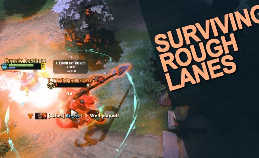 Here's How to Survive Hard Lanes | Dota 2 Guide
