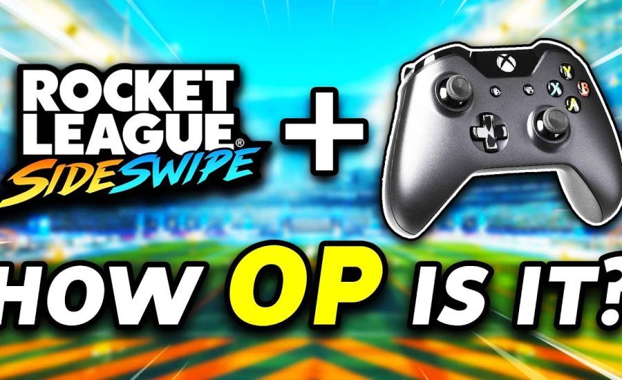How OP is using a CONTROLLER on MOBILE Rocket League?
