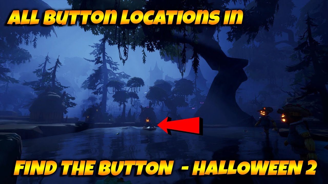 How To Complete Find The Button Halloween 2 By Hell In Fortnite Creative! All Button Locations!