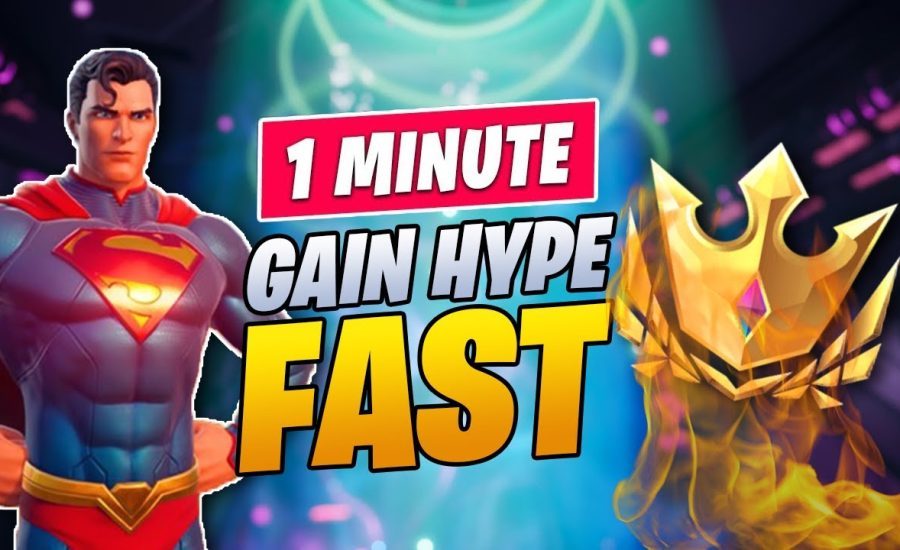 How To GAIN ARENA HYPE FAST In Under 1 MINUTE! (Fortnite Tips & Tricks #Shorts)