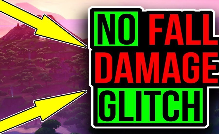How To Take No Fall Damage Glitch In Season 8! Fortnite Glitches! Fortnite season 8 glitches