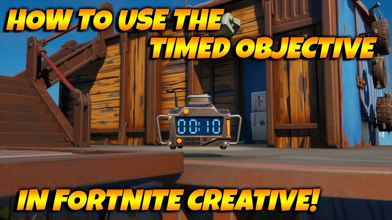 How To Use The Timed Objective In Fortnite Creative! Fortnite Creative Device Tutorials!