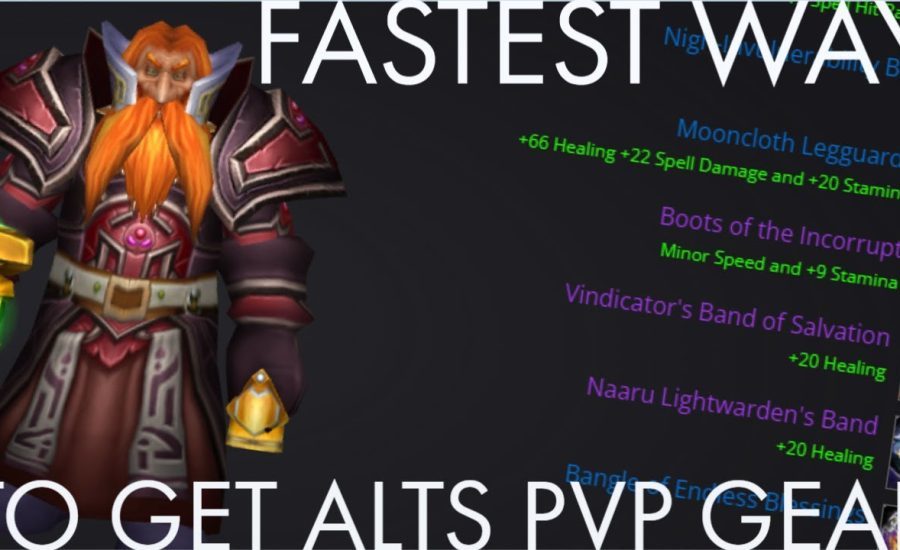 How to gear an alt for PvP in TBC