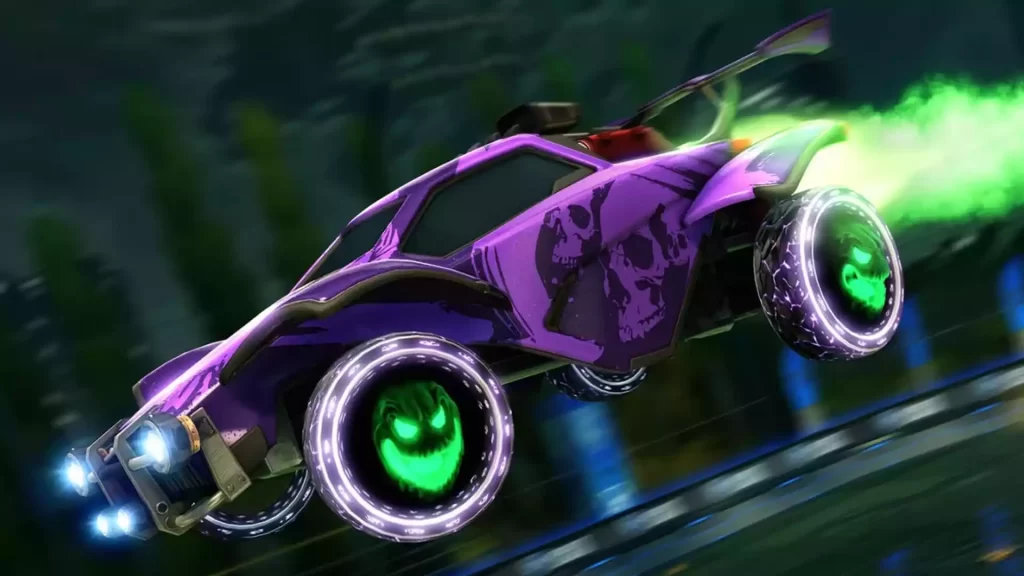 How to get the Halloween Demon Disc EG hoops in Rocket League