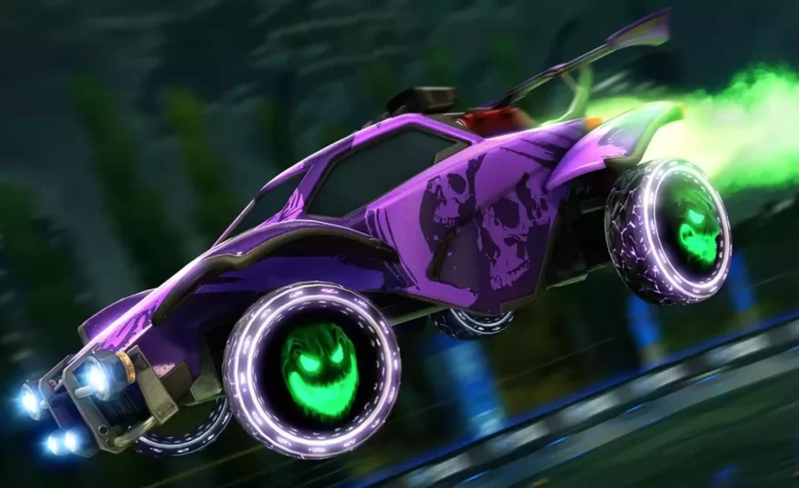 How to get the Halloween Demon Disc EG hoops in Rocket League