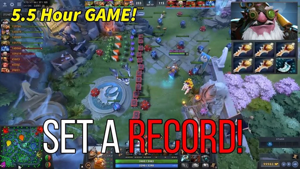 How to set a world record for longest Dota 2 game