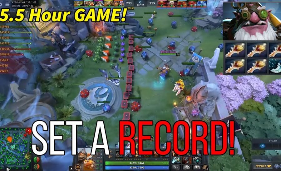 How to set a world record for longest Dota 2 game