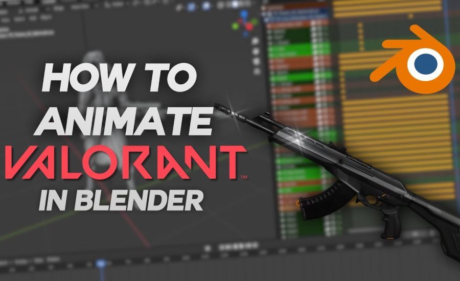 How to use 3D Valorant ANIMATIONS in Blender (Tutorial)