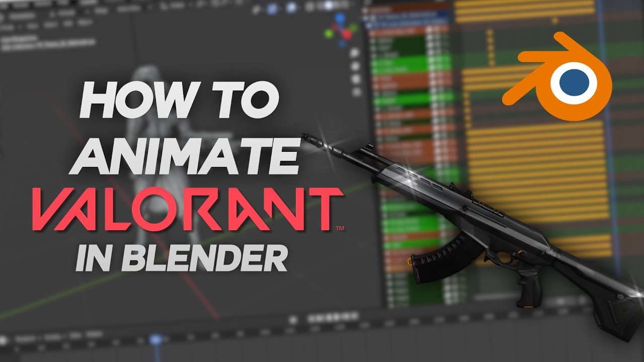 How to use 3D Valorant ANIMATIONS in Blender (Tutorial)