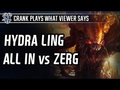 Hydra Zergling all in vs Zergl StarCraft 2: Legacy of the Void l Crank
