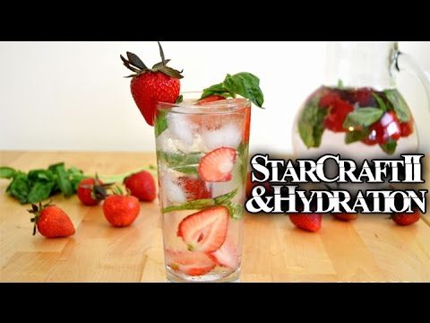 Hydration & StarCraft 2: Making Strawberry Basil Water