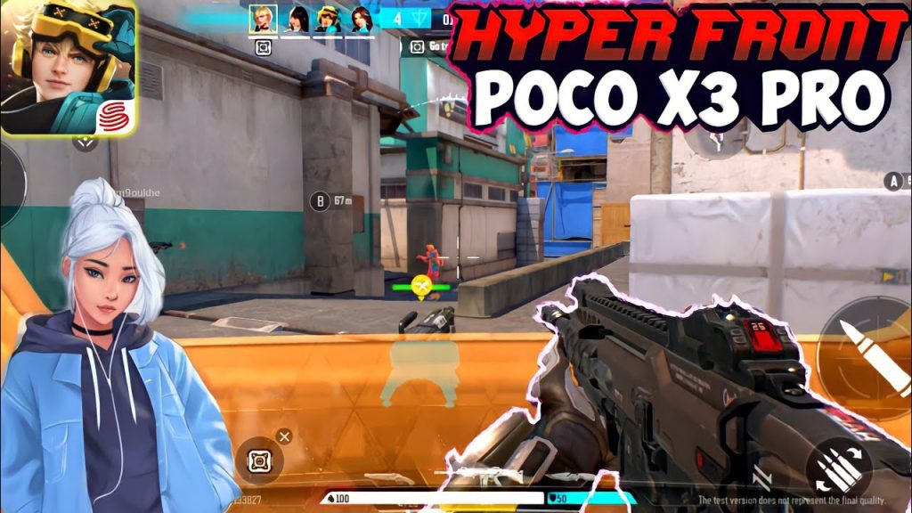 Hyper Front Poco X3 Pro 60Fps Gameplay | Hyper Front Mobile