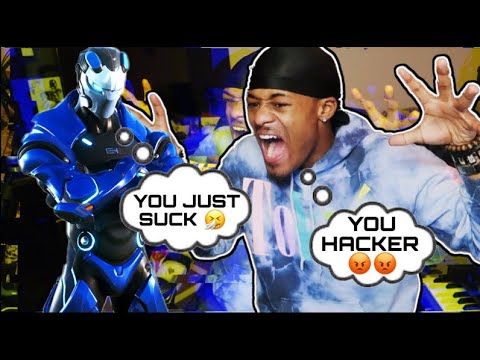 I FOUND A FORTNITE HACKER ( I GOT REALLY MAD)