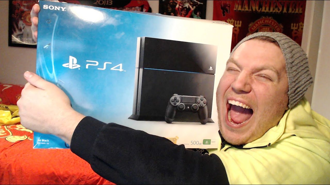 I GOT A PS4 + UNBOXING