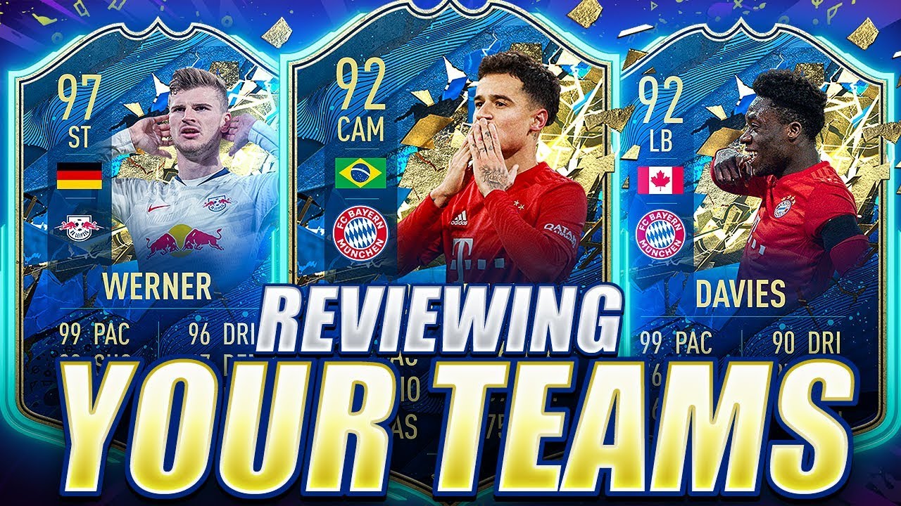 I RATE YOUR TEAMS! BIG CHANGES INCOMING! #FIFA20 ULTIMATE TEAM