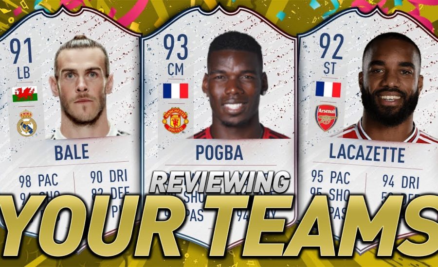 I RATE YOUR TEAMS! FUT BIRTHDAY PROMO! #FIFA20 ULTIMATE TEAM