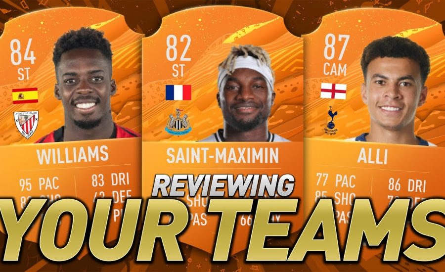 I RATE YOUR TEAMS! NEW MOTMS CARDS! #FIFA20 ULTIMATE TEAM