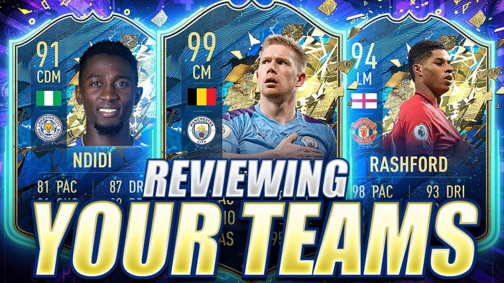 I RATE YOUR TEAMS! PREMIER LEAGUE TOTS EDITION! #FIFA20 ULTIMATE TEAM