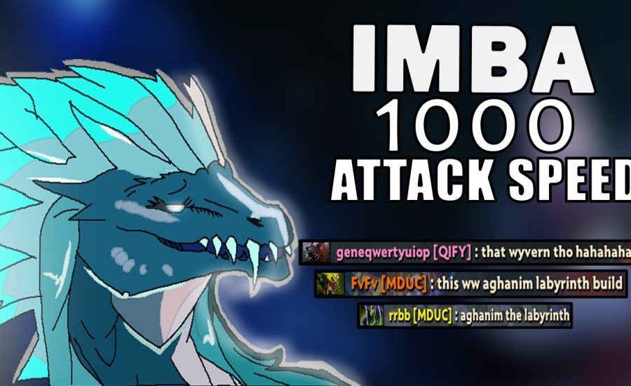 I TURN WINTER WYVERN INTO MACHINE GUN ( Dota 2 Memes )