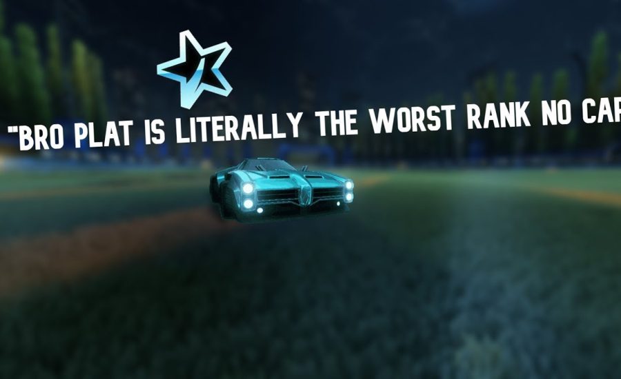 I asked PLAYERS why is PLATINUM the WORST rank... (Rocket League)