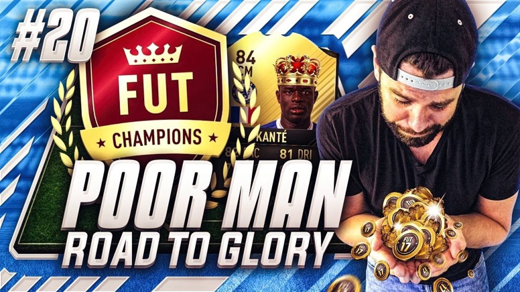 IF KANTE IS THE BEST MIDFIELDER IN FUT CHAMPIONS!!!!! Poor Man RTG #20 - FIFA 17 #PMRTG