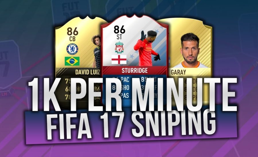 INSANE SBC SNIPING *1K PER MINUTE* - FIFA 17 Ultimate Team