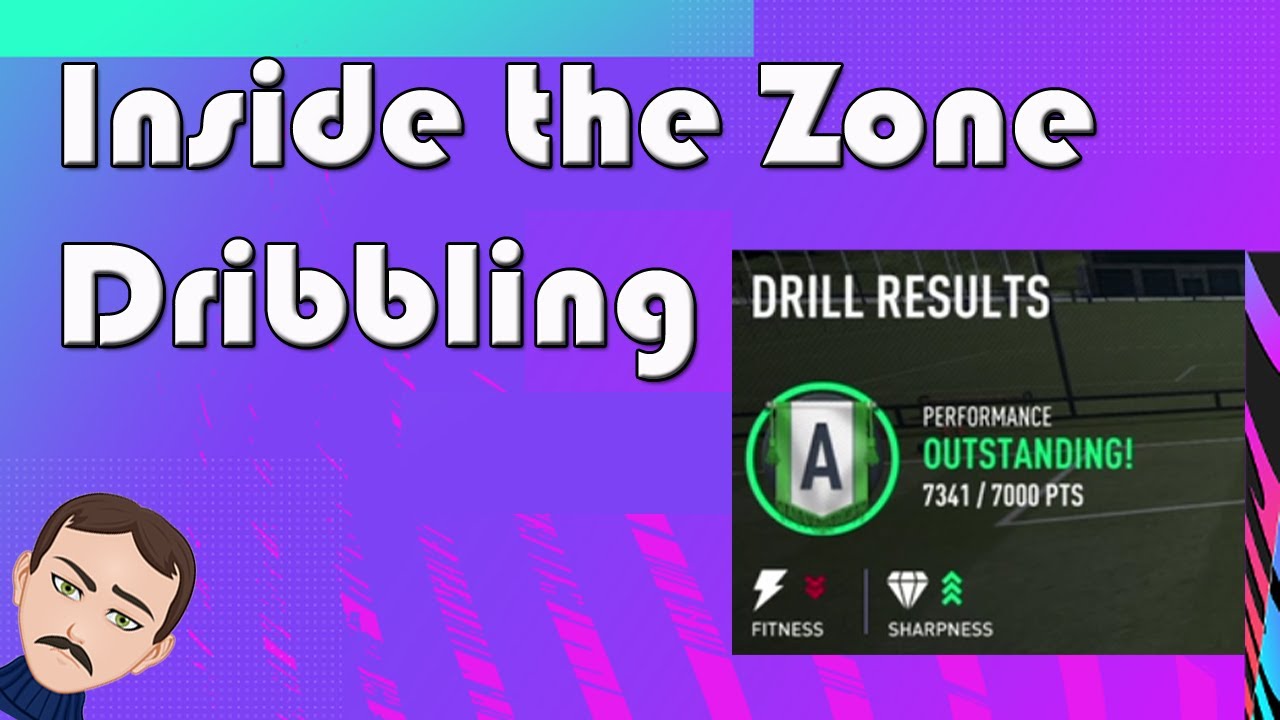 INSIDE THE ZONE DRIBBLING - FIFA 21 How to Get an "A" Rating in Training