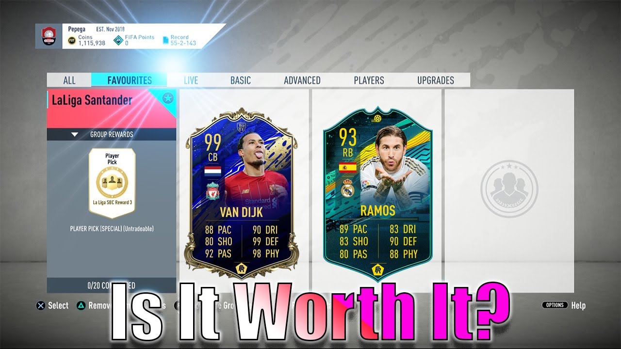 IS COMPLETING THE LA LIGA SANTANDER SBC WORTH IT? FIFA 20 MAKING COINS OFF SBCS CHALLENGE!