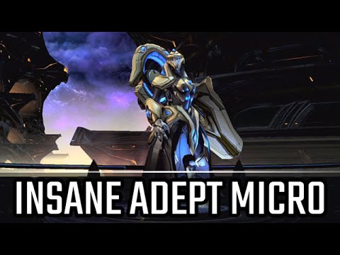 Insane Adept micro l StarCraft 2: Legacy of the Void l Crank