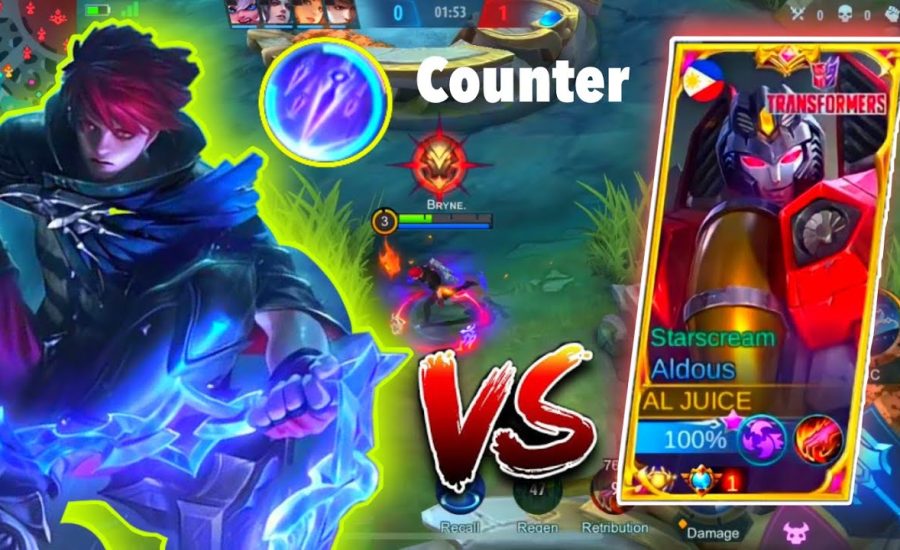 JULIAN VS ALDOUS TRANFORMER SKIN! | BEST COMBO TO COUNTER ALDOUS - MLBB 2022