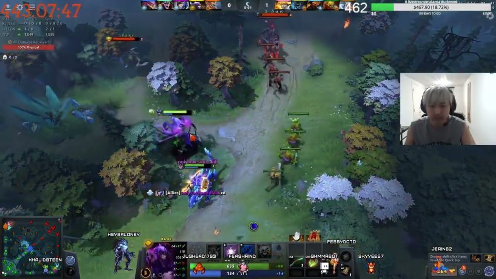 K1 TAUNTS FEBBY WITH RACIAL SLUR | DOTA 2 CLIPS