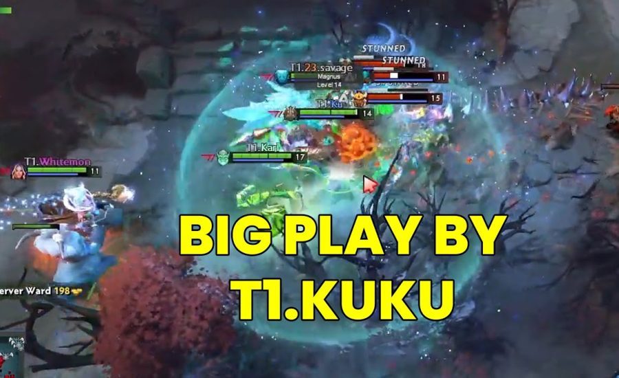 Kuku Big Play RP vs Alliance | Dota 2 The International 10 | T1 vs Alliance