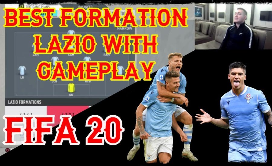 LAZIO - BEST FORMATION, CUSTOM TACTICS & PLAYER INSTRUCTIONS! FIFA 20