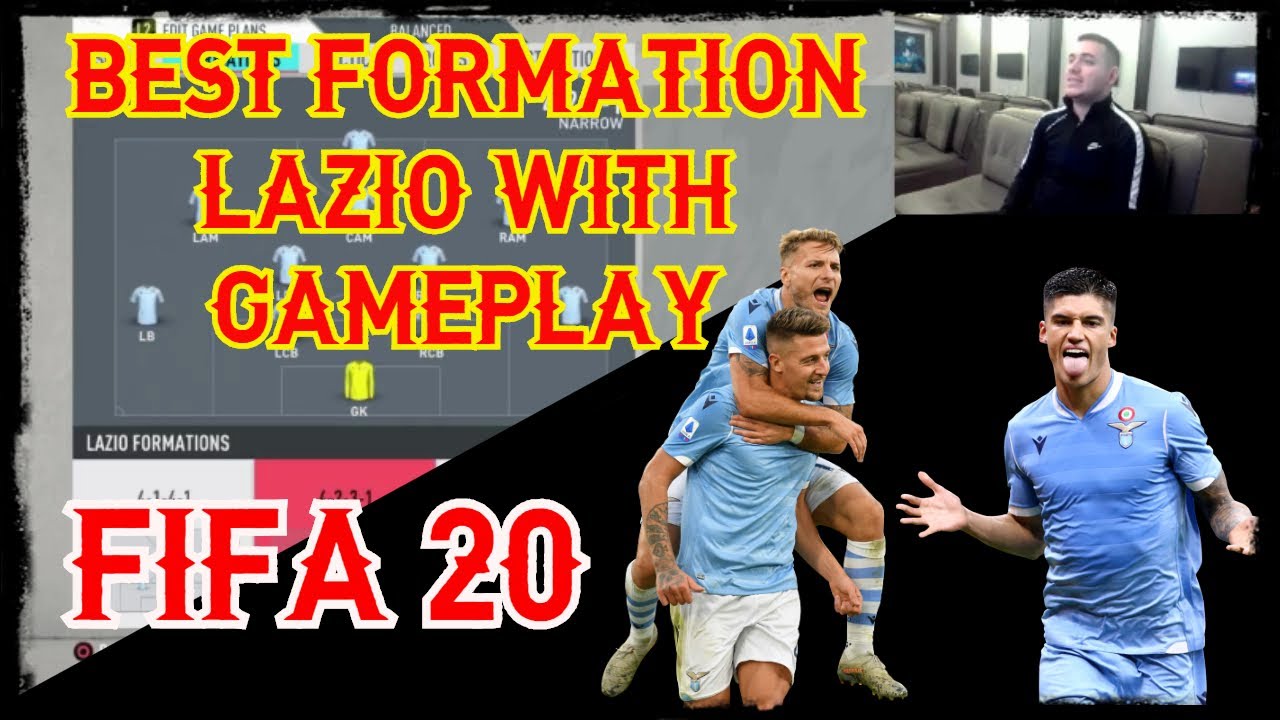 LAZIO - BEST FORMATION, CUSTOM TACTICS & PLAYER INSTRUCTIONS! FIFA 20