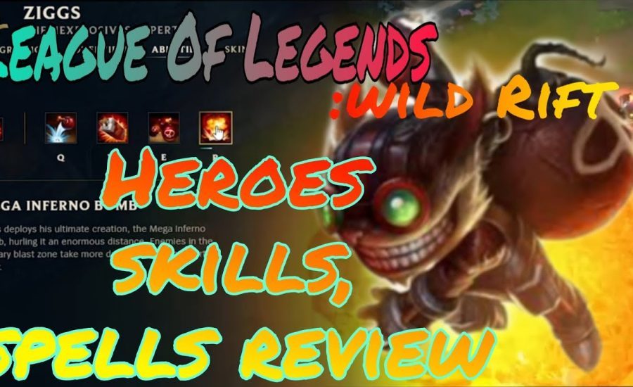 LEAGUE OF LEGENDS:Wild Rift Hero Skills And Spells OVERVIEW | Pro tips Part 1, Game 2020