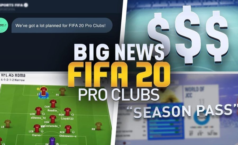 LEAKED FIFA 20 PRO CLUBS INFORMATION...(big rumours)