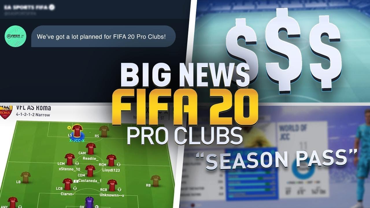 LEAKED FIFA 20 PRO CLUBS INFORMATION...(big rumours)