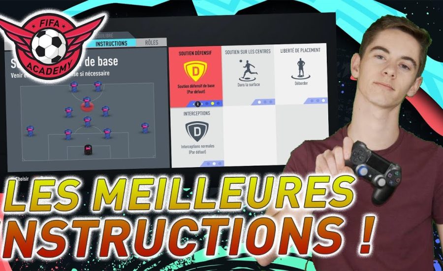 LES MEILLEURES INSTRUCTIONS POUR CHAQUE POSTE ! - Fifa 20 Tutoriel