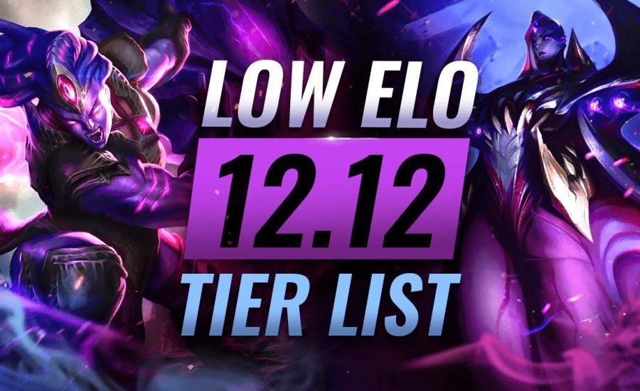 LOW ELO Patch 12.12 Tier List: Best Champs to Climb - League of Legends Season 12
