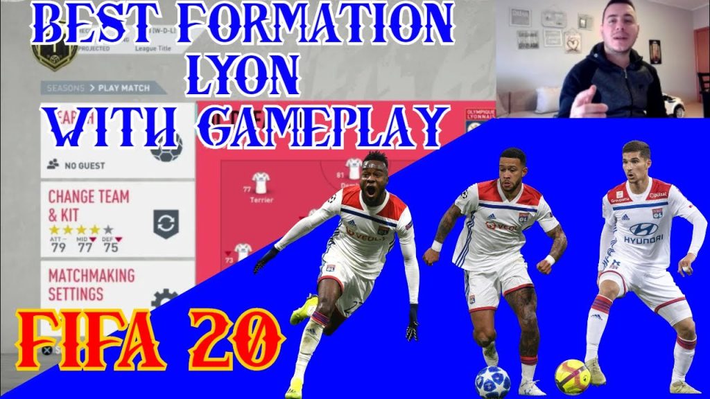 LYON - BEST FORMATION, CUSTOM TACTICS & PLAYER INSTRUCTIONS! FIFA 20