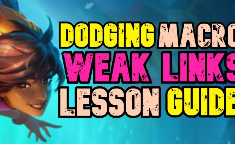 League of Legends Lesson for Beginners (Guide) - Dodging, Macro & Identifying Weak Links + Exercises