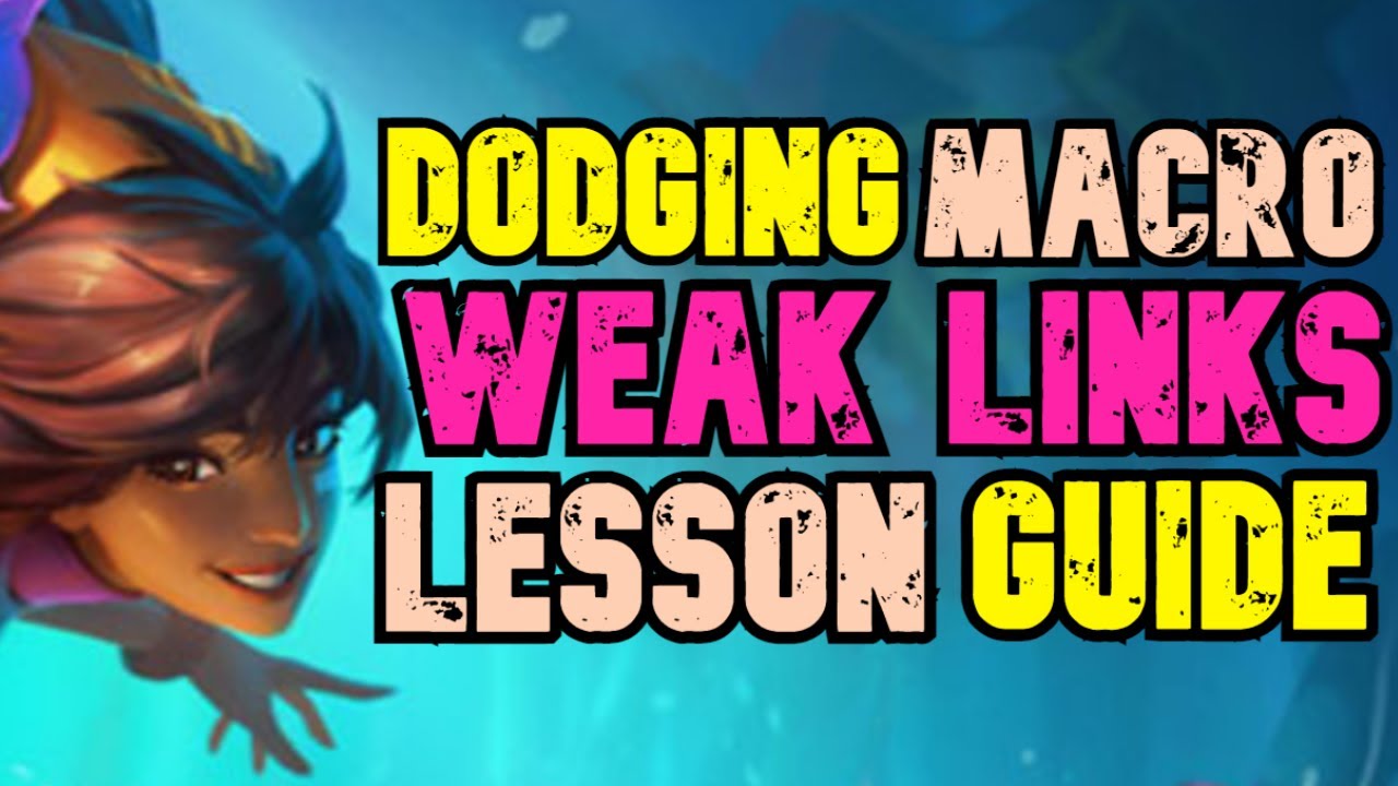 League of Legends Lesson for Beginners (Guide) - Dodging, Macro & Identifying Weak Links + Exercises