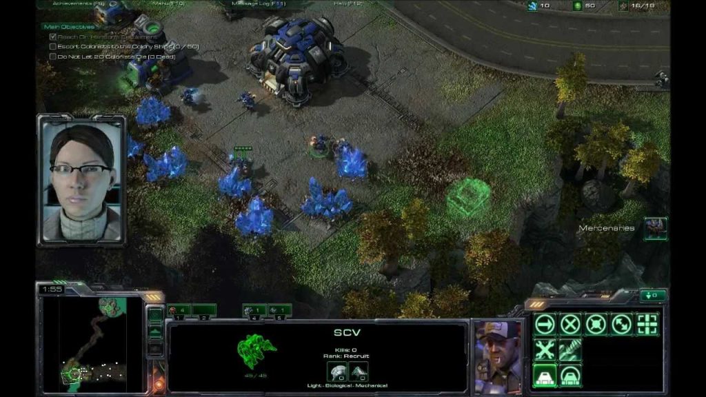 Let's Play Starcraft 2 Part 5 - Easy Escort Mission