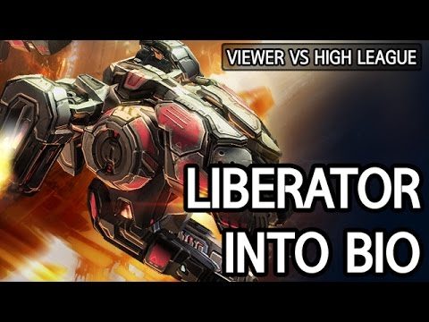 Liberator into bio play against Zerg l StarCraft 2: Legacy of the Void l Crank