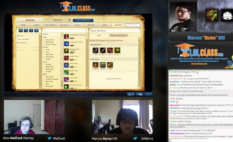 LolClass Pro Tips - TSM Dyrus Top Guide to Renekton in Lane