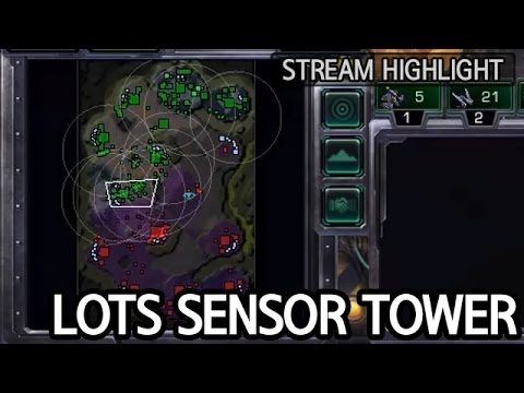 Lots Sensor towers in Terran vs Zerg l StarCraft 2: Legacy of the Void l Crank