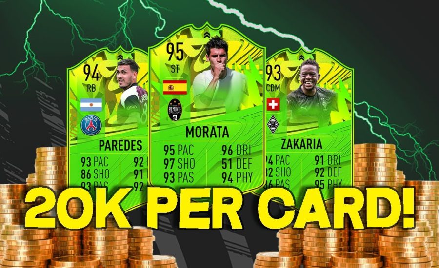 MAKE 20,000 COINS PER CARD ON THESE CARDS NOW!!! INSANE CARDS YOU MUST BUY TODAY! FIFA 21 TRADING!