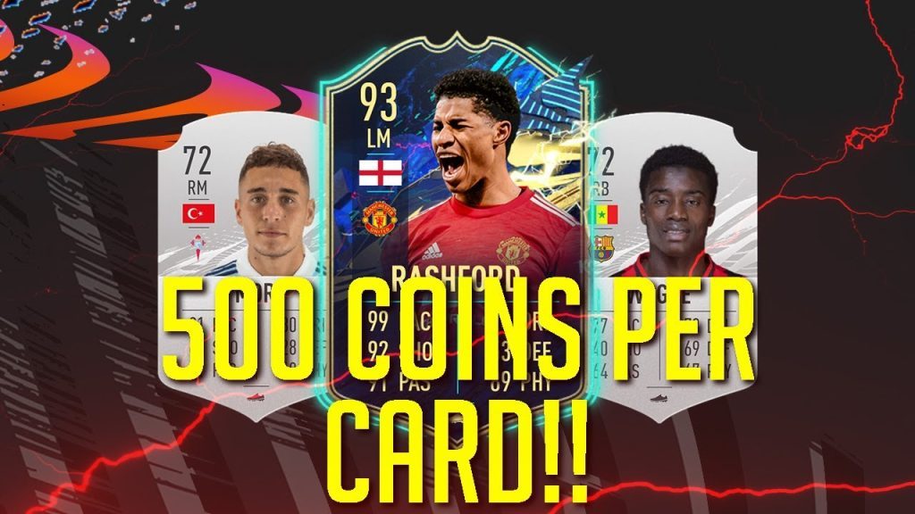 MAKE 500 COINS ON EVERY CARD! THE BEST LOW COIN FIFA 21 TRADING METHOD RIGHT NOW! TOTS TRADING TIPS!